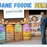 Jane Carroll from Jane Foodie showcasing her flash-freezing technology on Shark Tank, ensuring fresh, natural food with no preservatives.